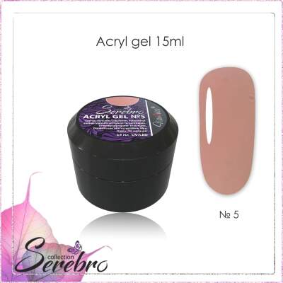 Acryl Gel "Serebro" №5, 15 мл