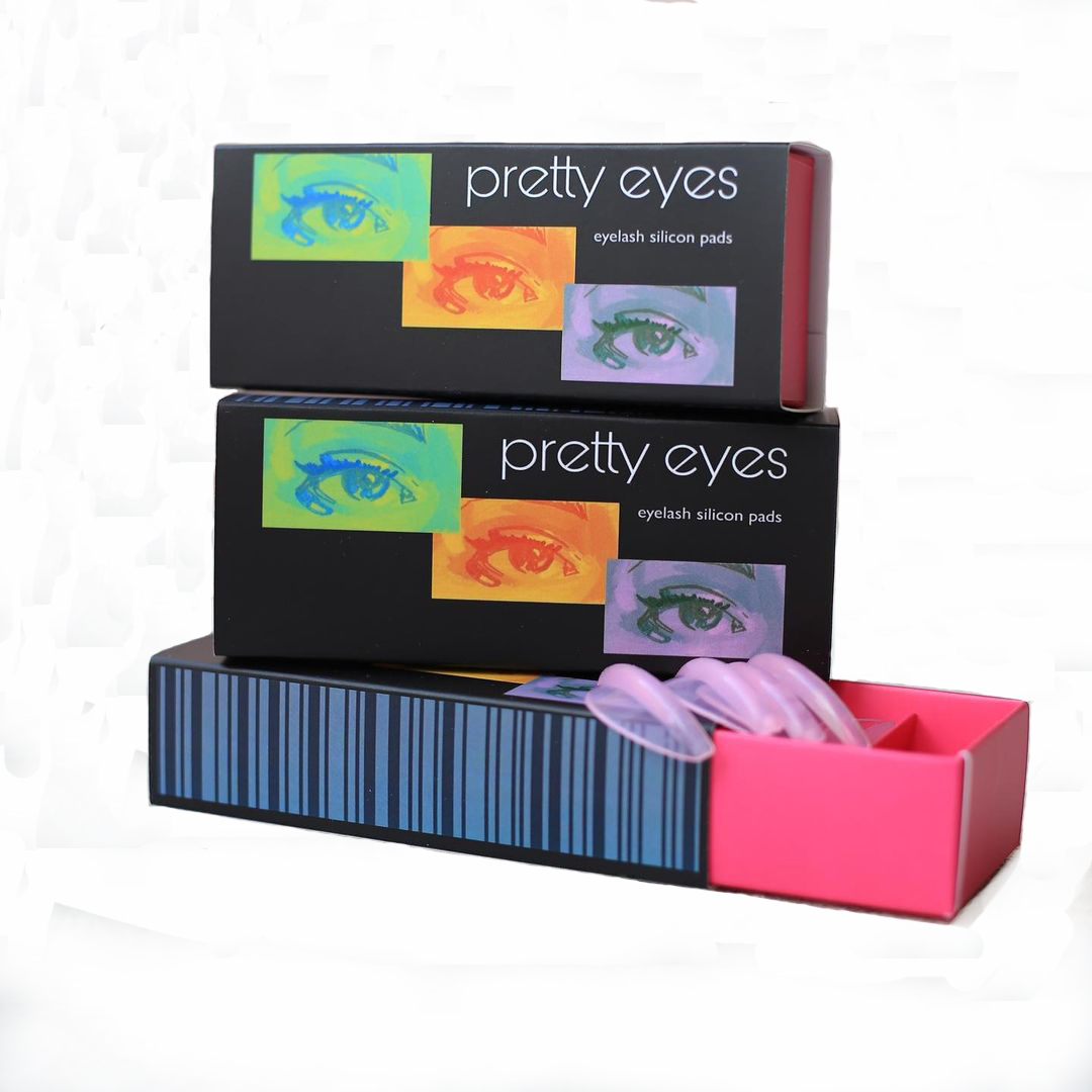 Валики для ламинирования ресниц Pretty Eyes (набор 8 пар) Розовые серия Classic
