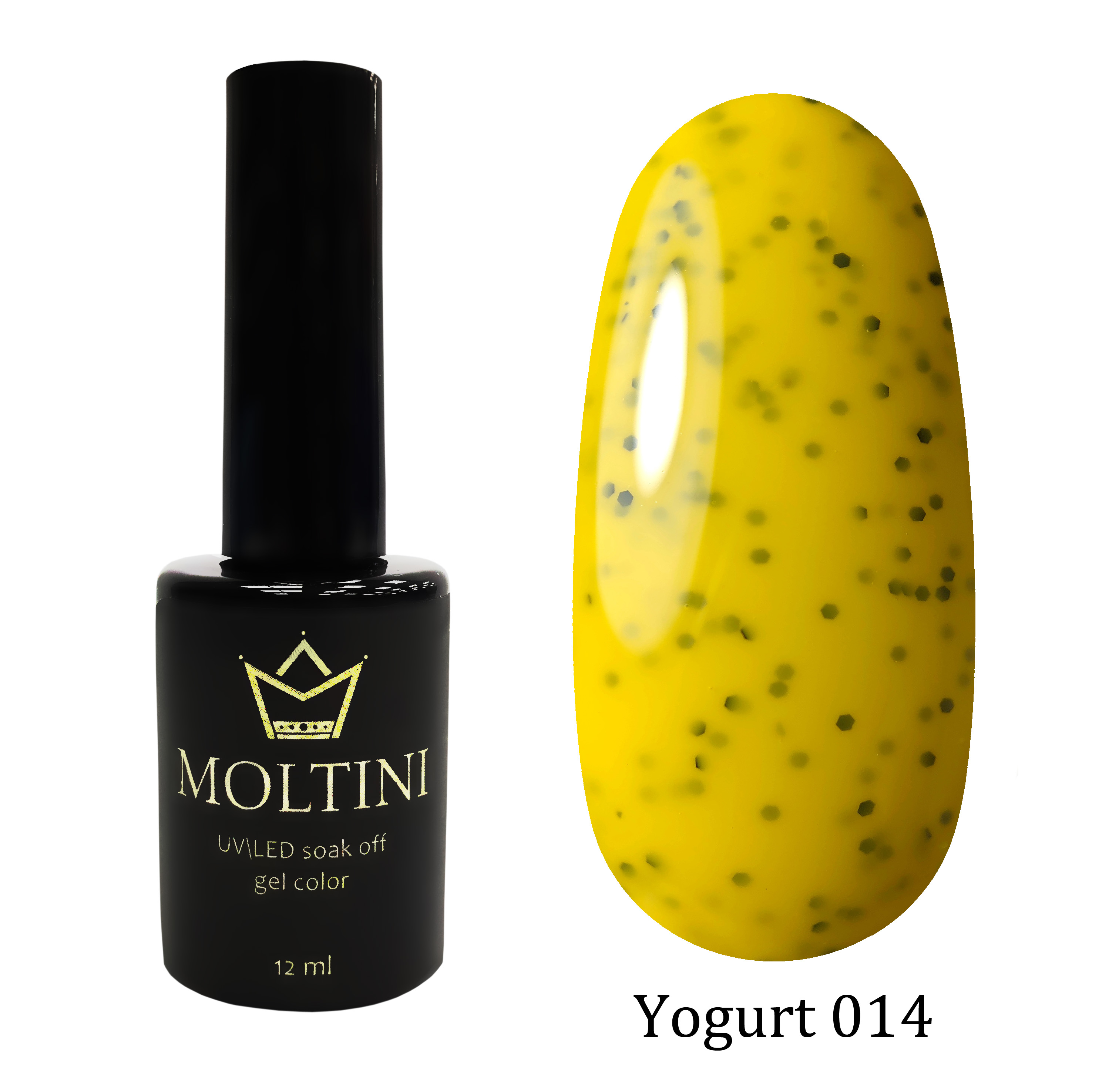 Moltini цветной гель-лак Yogurt 014, 12 мл