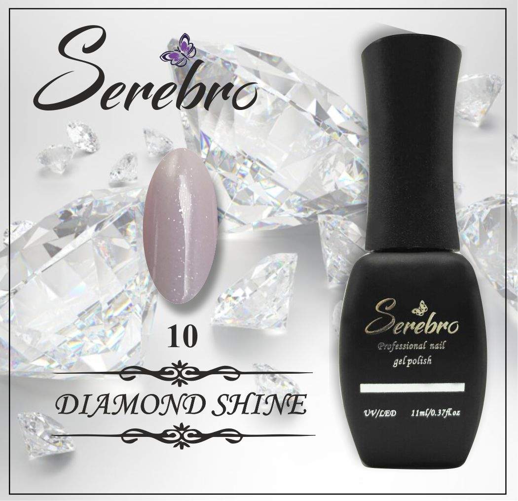Гель-лак Diamond Shine "Serebro" №10, 11 мл