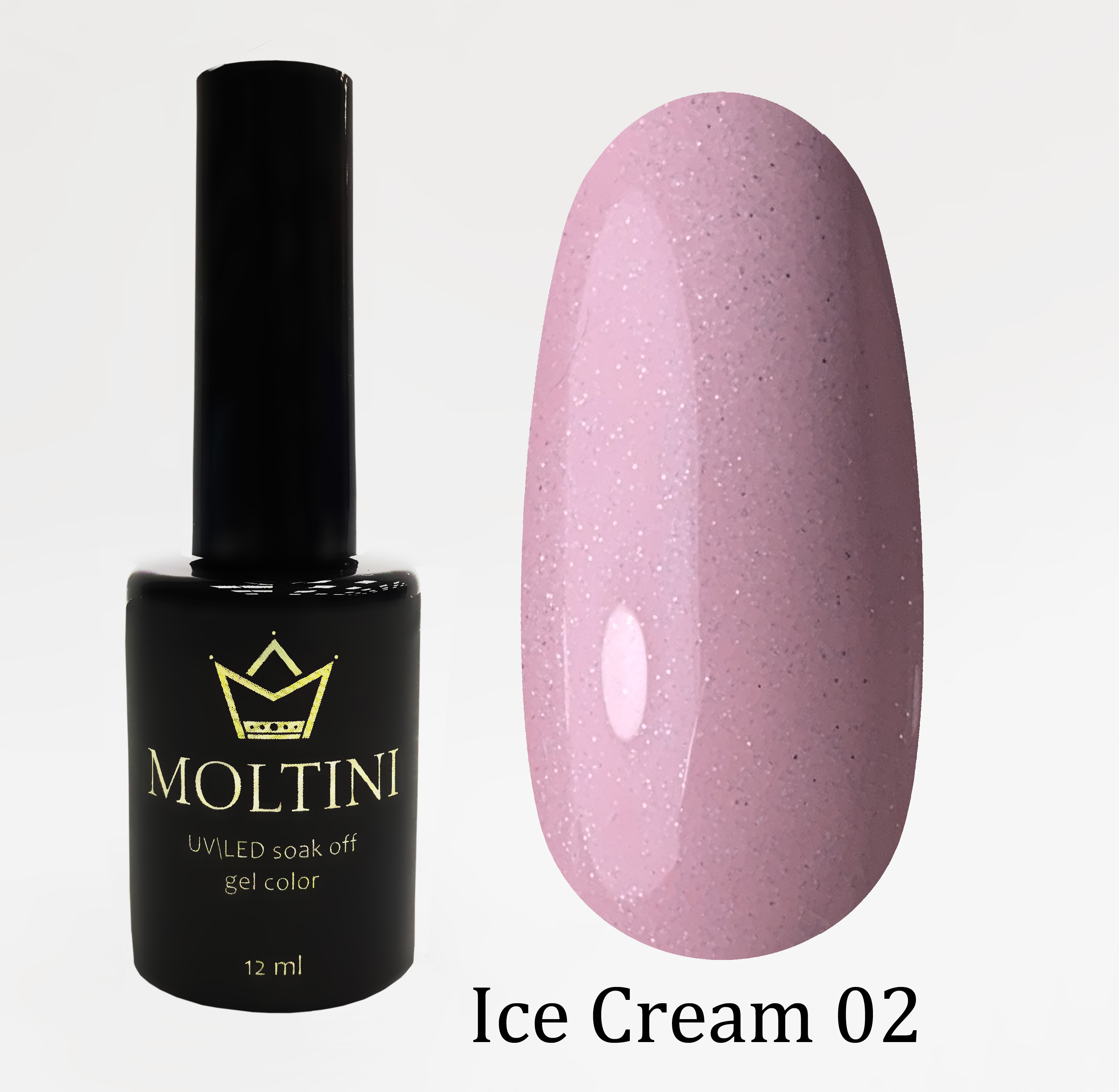Moltini цветной гель-лак Ice Cream 002, 12 мл