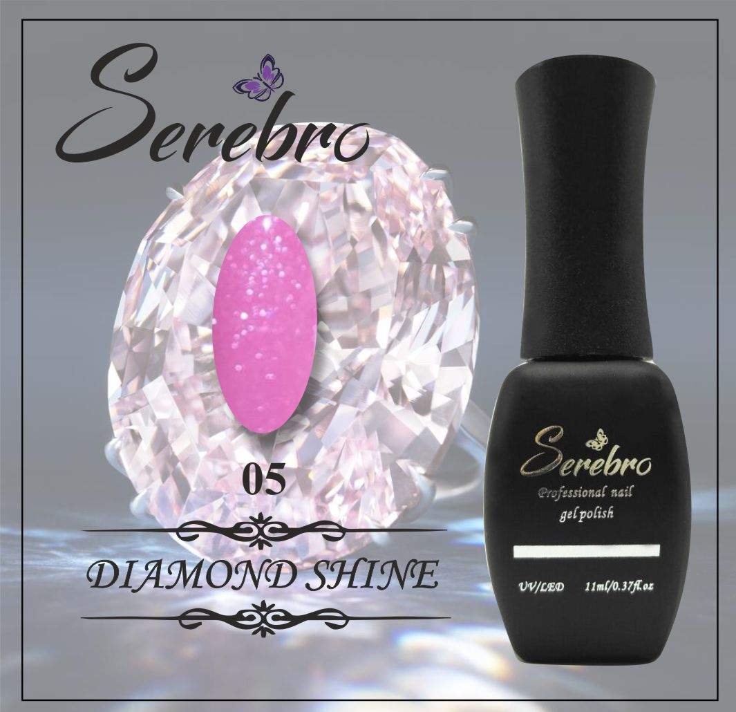 Гель-лак Diamond Shine "Serebro" №05, 11 мл