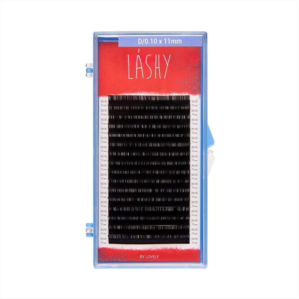 Ресницы чёрные Lovely LASHY (16 линий) Отдельные длины