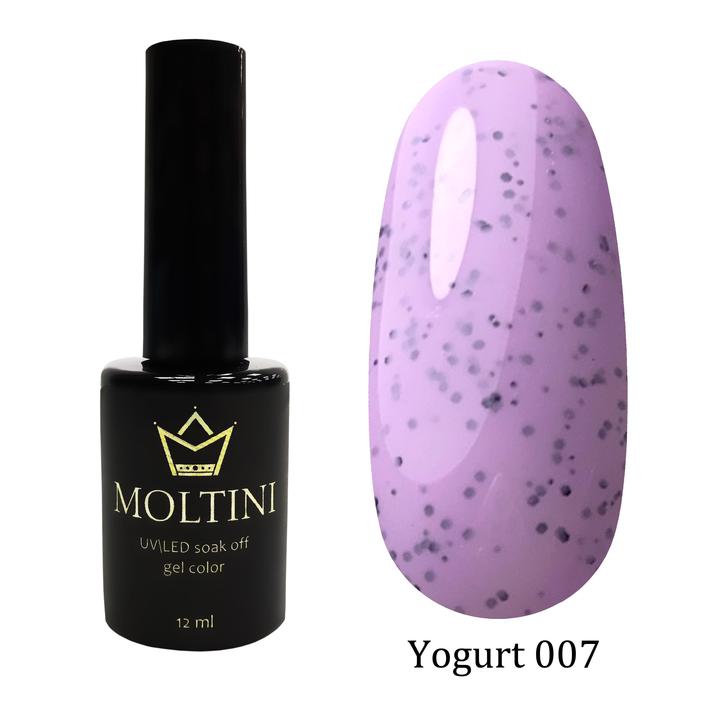 Moltini цветной гель-лак Yogurt 007, 12 мл