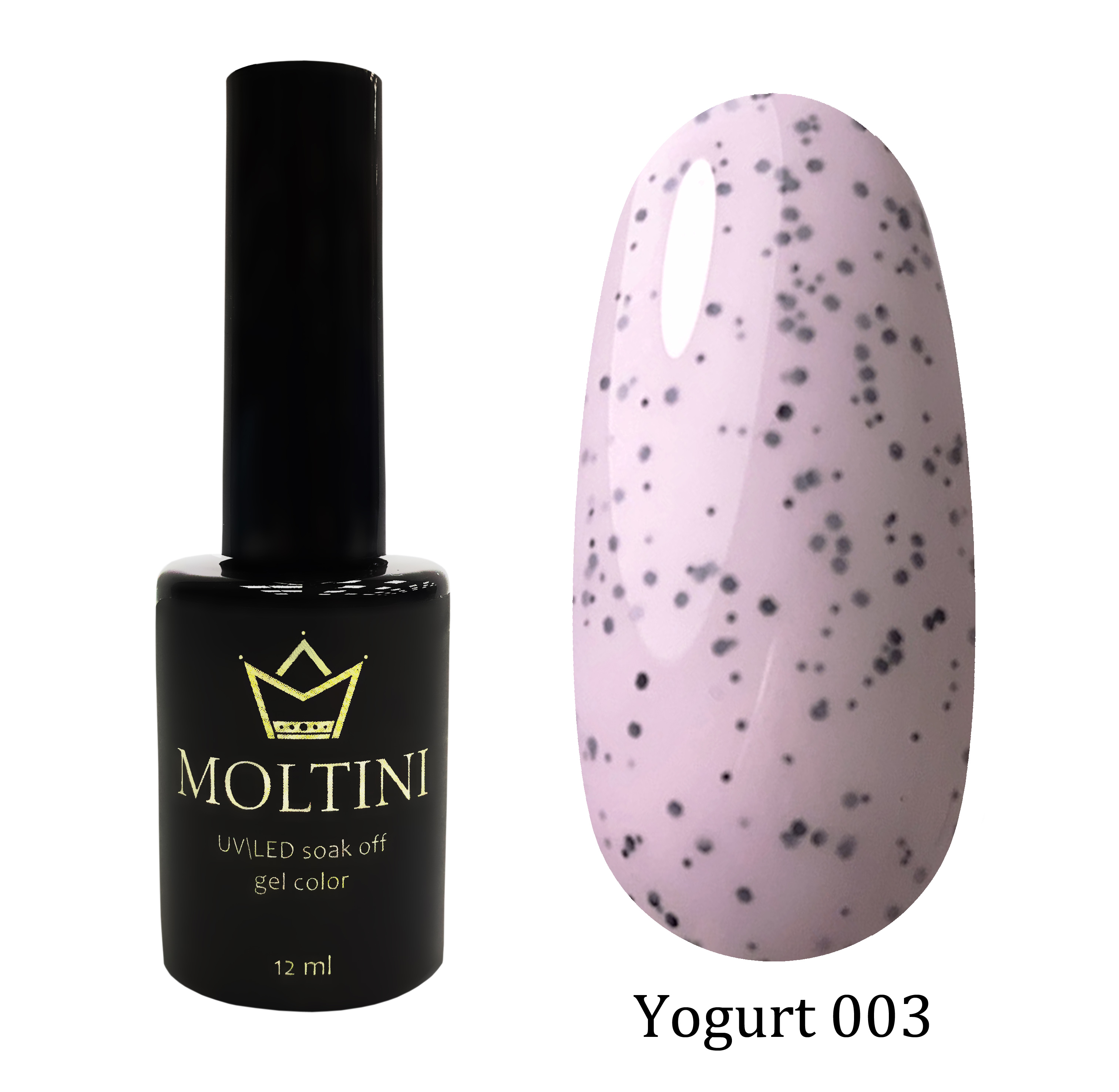 Moltini цветной гель-лак Yogurt 003, 12 мл