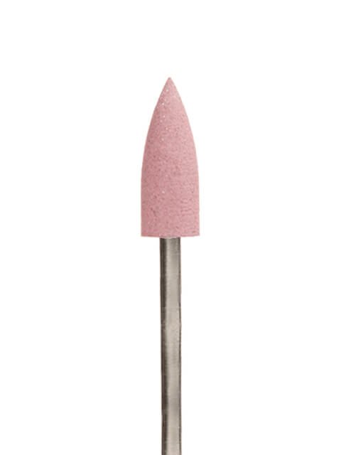 Головка полировочная, розовая (мелкая абразивность), 6мм