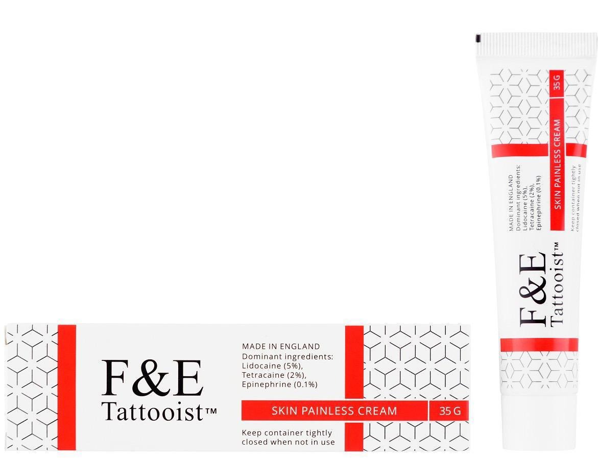 Крем анестетик замораживающий Tattooist F&E Original RED 35g (мазь охлаждающая)