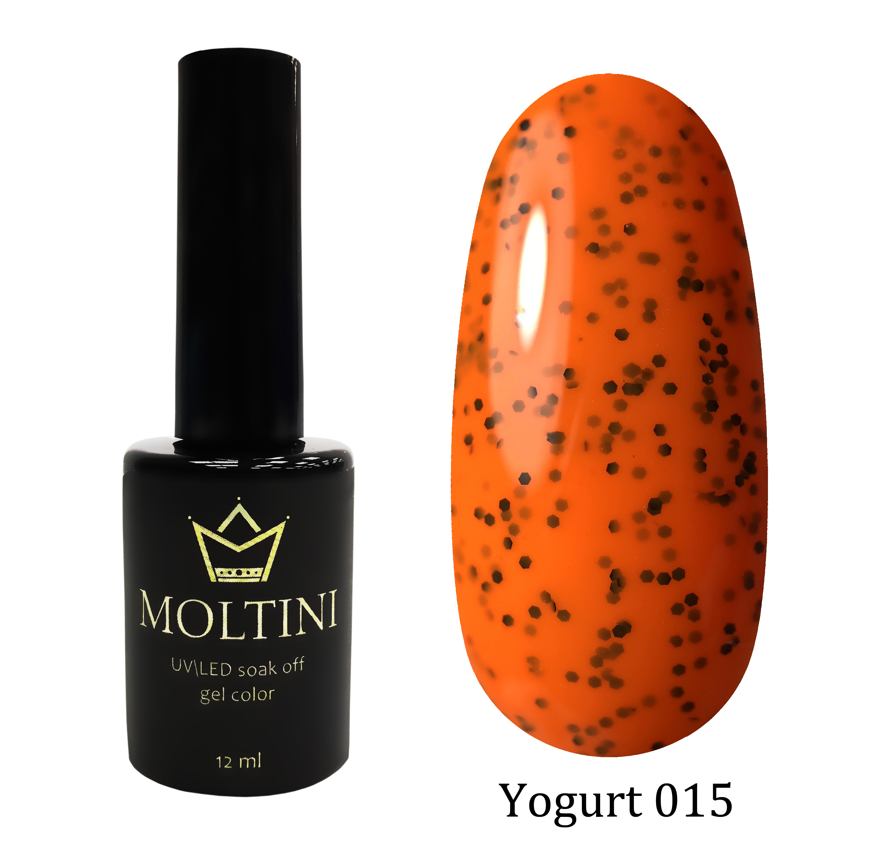 Moltini цветной гель-лак Yogurt 015, 12 мл