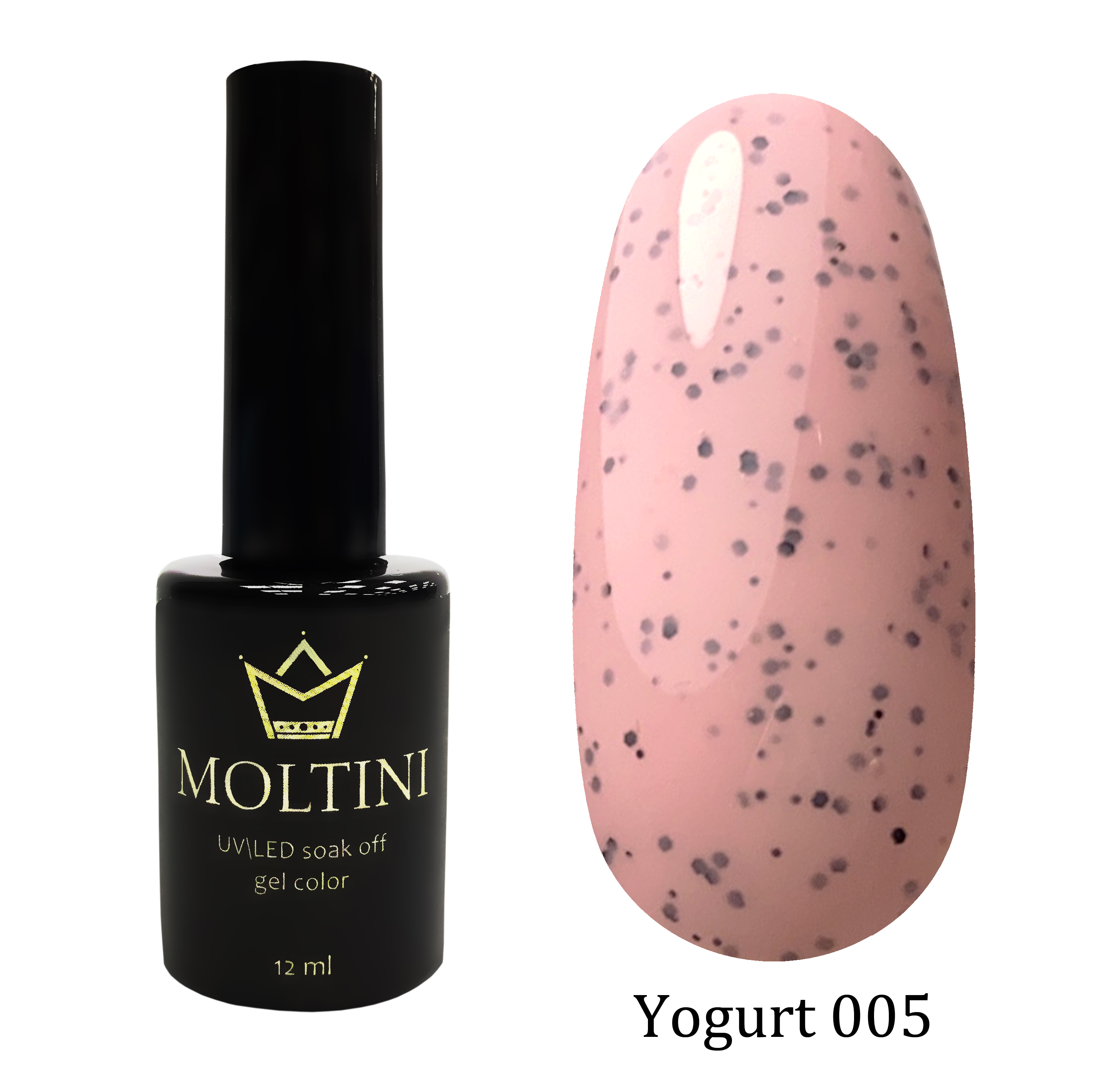 Moltini цветной гель-лак Yogurt 005, 12 мл