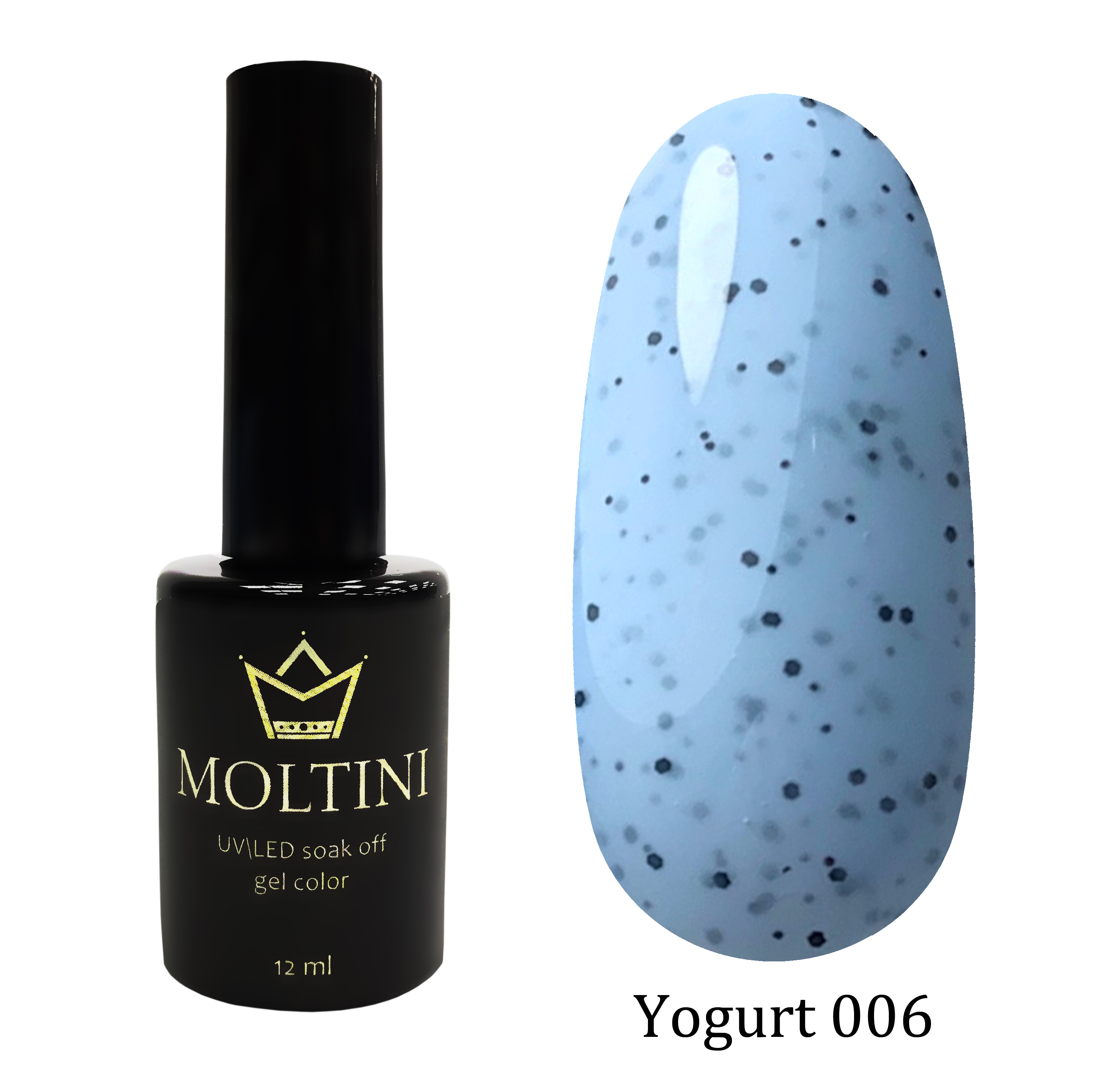 Moltini цветной гель-лак Yogurt 006, 12 мл