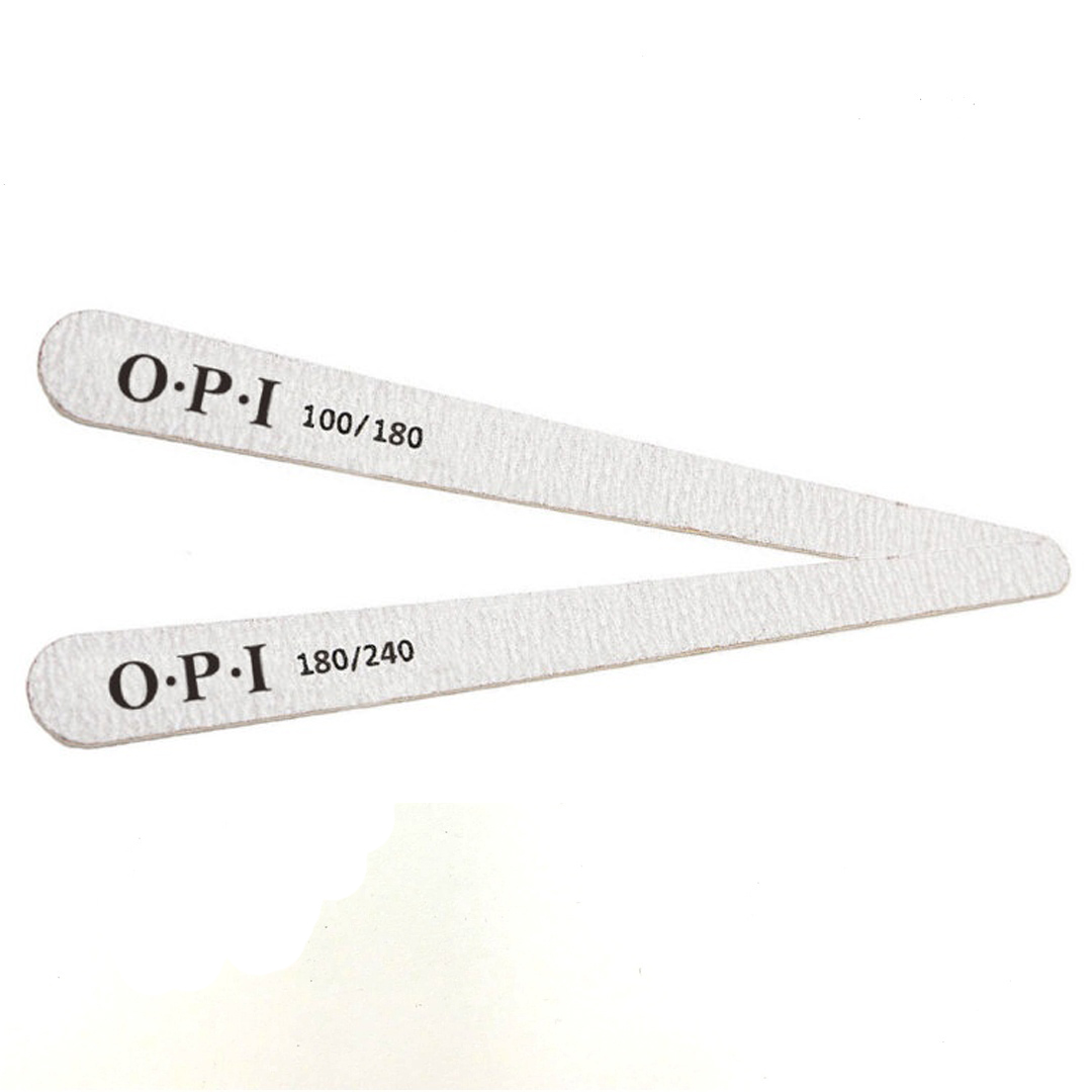 Пилка OPI / LisaNail тонкая узкая серая 180/240